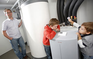 Bild: Wärmepumpe Einfamilienhaus