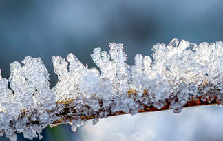 Bild: Eisheizung Kristallisierung
