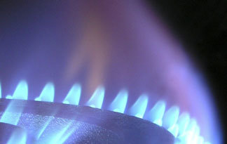 Bild: Scheitholzvergaser liefert hohe Temperaturen